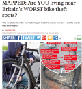 MAPPED: Are YOU living near Britain's WORST bike theft spots?
