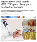 Figures reveal NHS spends MILLIONS prescribing gluten free food for patients