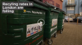 Recyling rates in London are falling